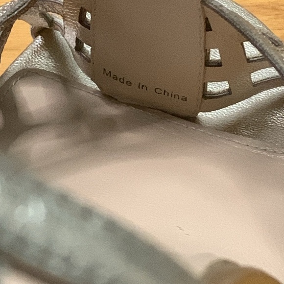 Via Spiga Gold Leather Strappy Sexy Sandals Heels VGUC Stilettos Size 9M formal - Picture 9 of 11